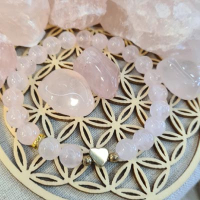 bracelet-pierre-naturelle-quartz-rose Bijou en quartz pour retrouver l'estime de soi